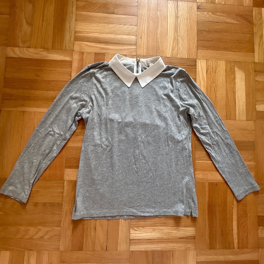 Jcrew collard shirt